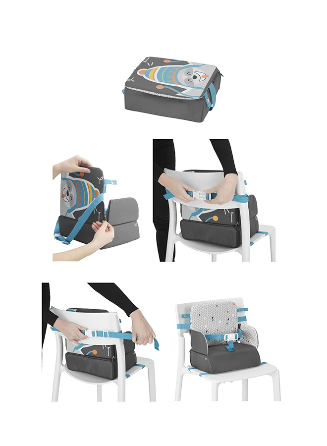 Badabulle Travel Booster Seat, Yummy 6-36M Extremely Compact, Raises By 10Cms