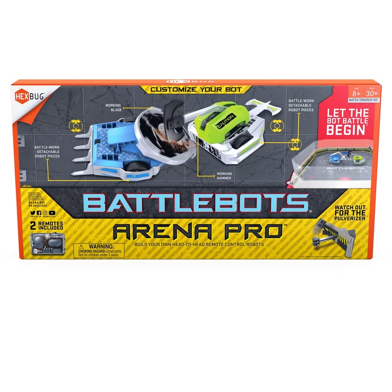 HEXBUG BattleBots Arena Pro, Remote Control Robot Toys for Kids with Over 100 Configurations, STEM Toys for Boys & Girls Ages 8 & Up, Batteries Included - Image 3