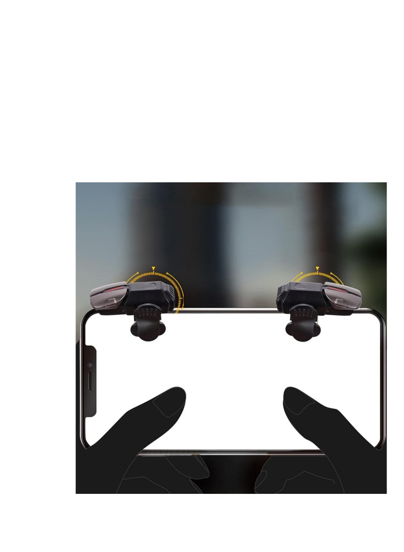 2 قطعة وحدة تحكم للهاتف المحمول مقبض اللعبة مشغلات لعبة قوية مشغلات لعبة احترافية