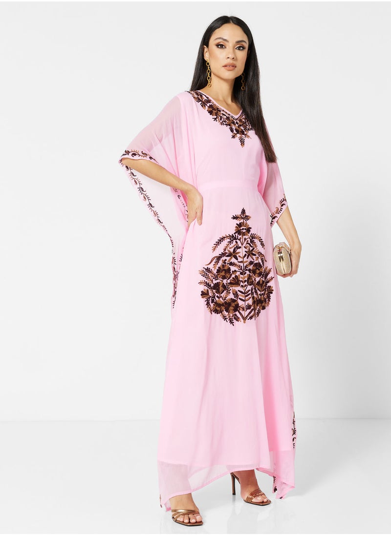 ARABIAN CLOSET EMBROIDERED KAFTAN  - Image 5