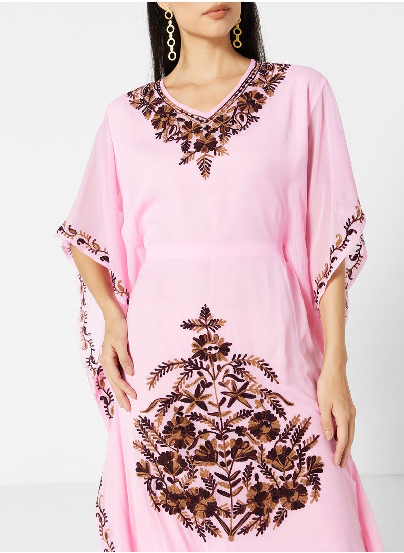 ARABIAN CLOSET EMBROIDERED KAFTAN  - Image 3