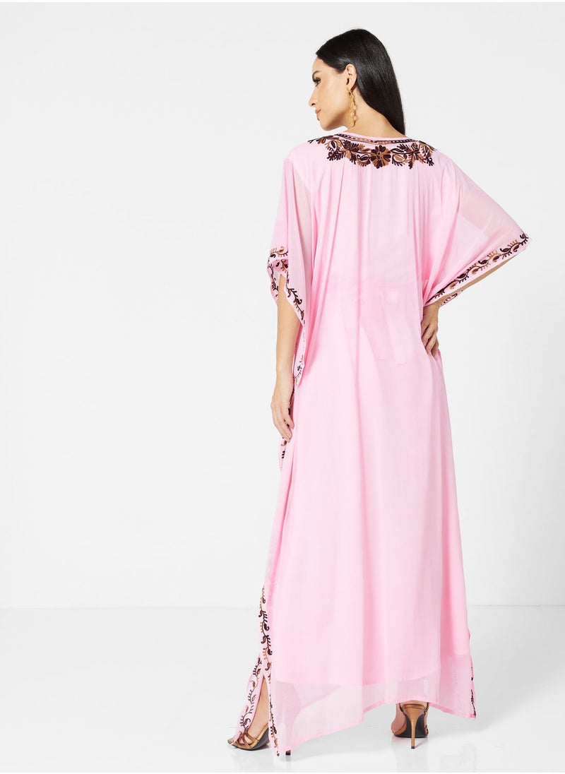 ARABIAN CLOSET EMBROIDERED KAFTAN  - Image 2