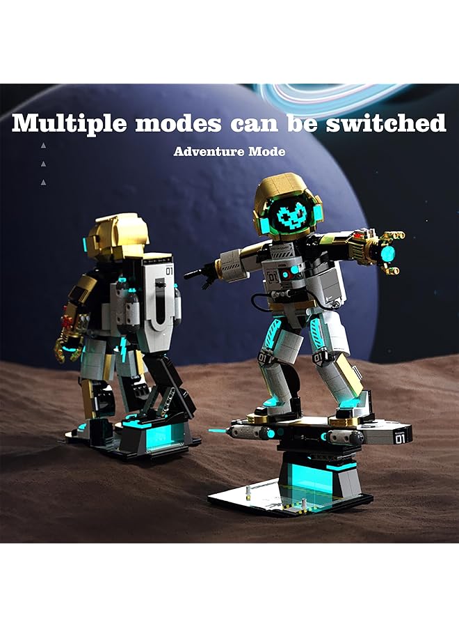 KASTWAVE Space Explorer Building Toys – Interchangeable Mars Astronaut Model Space Compatible Construction Toy For Kids Ages 8+ Gift For Boys Ideal For Display And Play (1112 Pieces) - Image 5