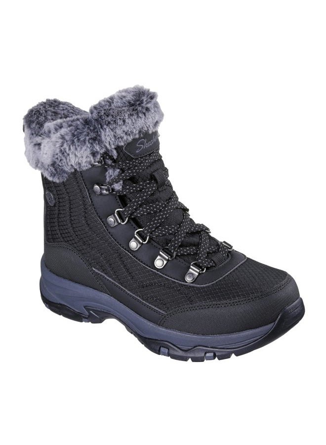 SKECHERS حذاء كاحل نسائي تريغو-ستورمي، أسود/أسود، 36 EU - Image 3