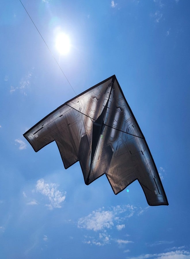 Flying Hoofer Kite with Reel for Kids and Adults, Easy to Fly Kites for Boys& Girls, Large Beach Kite with 650ft String Reel Winder, Extremely Easy to Fly for Beginners.(B2-Airplane) - Image 4