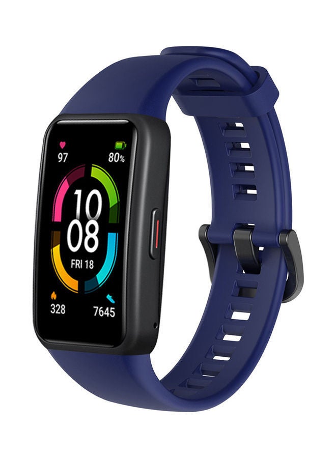 NIBEMINENT 11-Piece Silicone Replacement Straps For Honor Band 6 Multicolour - Image 3