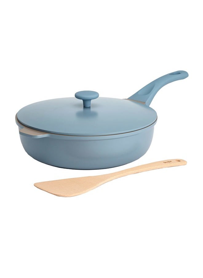 Goodful All-in-One Pan, Nonstick, Durable Cast Aluminum Body and Lid, Multipurpose Design replaces your fry, deep sauté or skillet, sauce pan, jumbo cooker, saucier and more, Dishwasher Safe Pots and Pans Set - Image 1