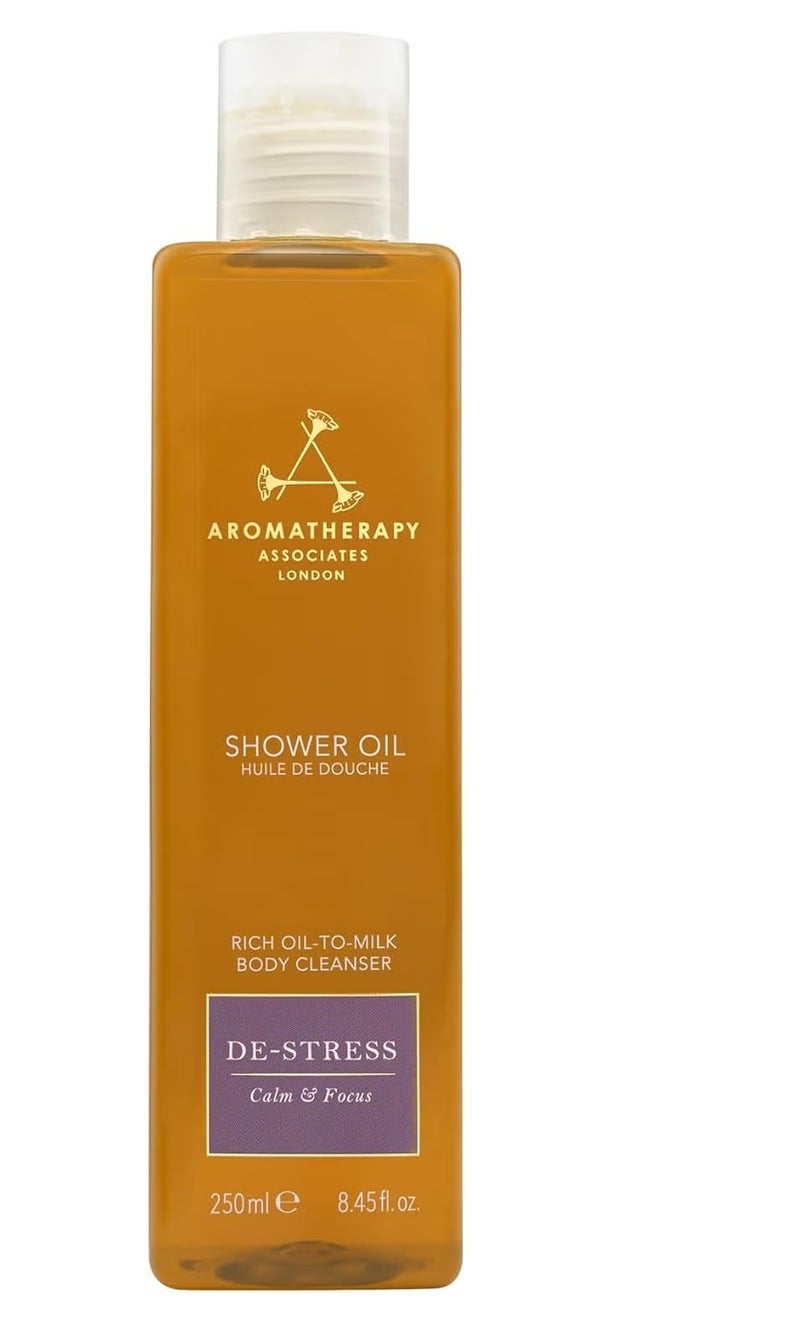DESTRESS MIND SHOWER OIL CONCENTRATED BLEND OF FRANKINCENSE CHAMOMILE AND PETITGRAIN ESSENTIAL OILS TO CLEAR CALM AND MOISTURIZE 845 FL OZ