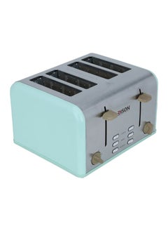 EDISON Electric Toaster Light Green Wooden 1600 Watts 4 Slices  - Image 1