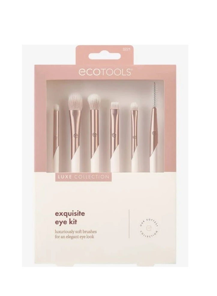 إيكو تولز مجموعة فرش مكياج العيون الفاخرة "إيكو تولز لوكس" (EcoTools Luxe) - Image 1