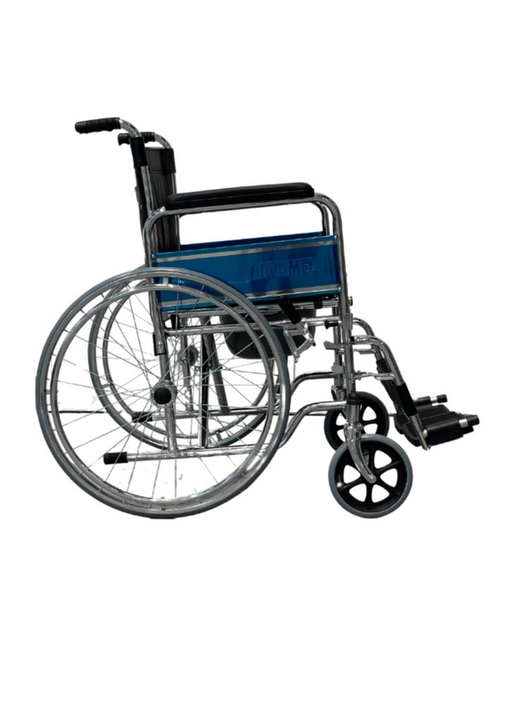 NOVAMED Commode Wheelchair With U Heavy Duty (681U-51) - Image 2