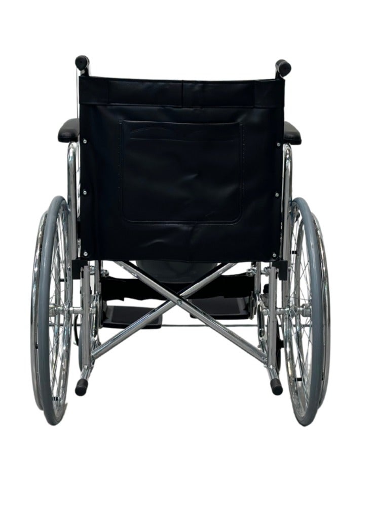 NOVAMED Commode Wheelchair With U Heavy Duty (681U-51) - Image 5