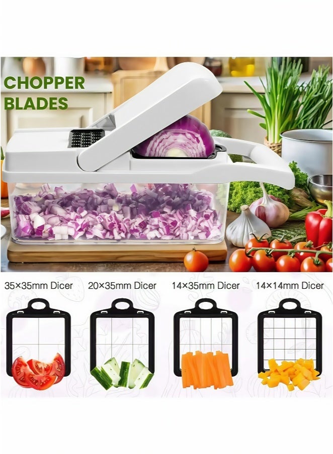 26-Piece multifunctional vegetable cutter slicer dicer vegetable tools - Image 5