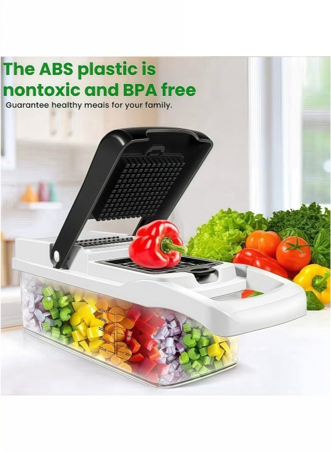 26-Piece multifunctional vegetable cutter slicer dicer vegetable tools - Image 3