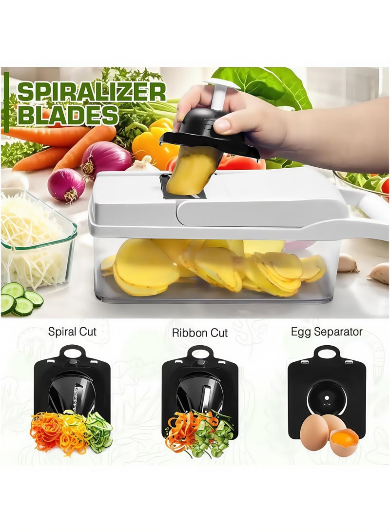 26-Piece multifunctional vegetable cutter slicer dicer vegetable tools - Image 4