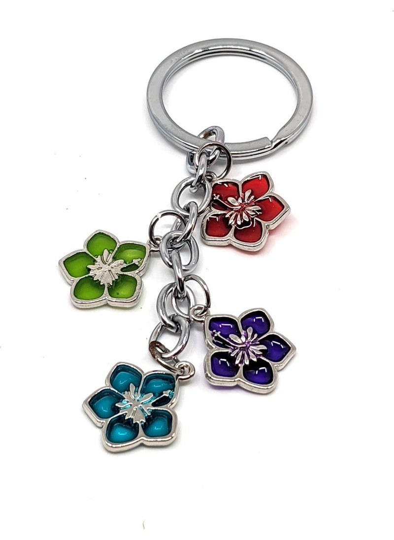 Tahtakaledeyim - I'm in Tahtakaledem Metal Chamomile Daisy Keychain Colorful - Image 1