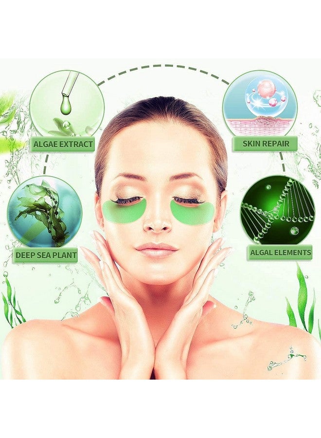 Bindex Seaweed Under Eye Masks, Moisturizing, Nourishing, Improving Dark Circles, Whitening, Wrinkles, Provides Protein, Vitamins, Collagen, Hyaluronic Acid - Image 2