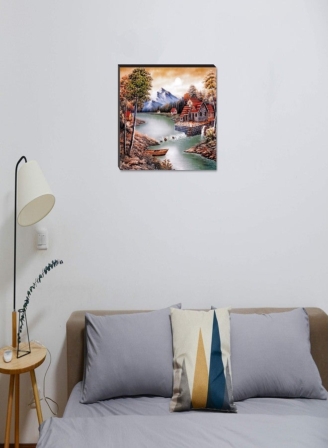Masstone Natural Scenery Lake View Painting for Wall Decoration | 6mm MDF | 12x18 Inch | Living Room | Pack of 1 - Image 3