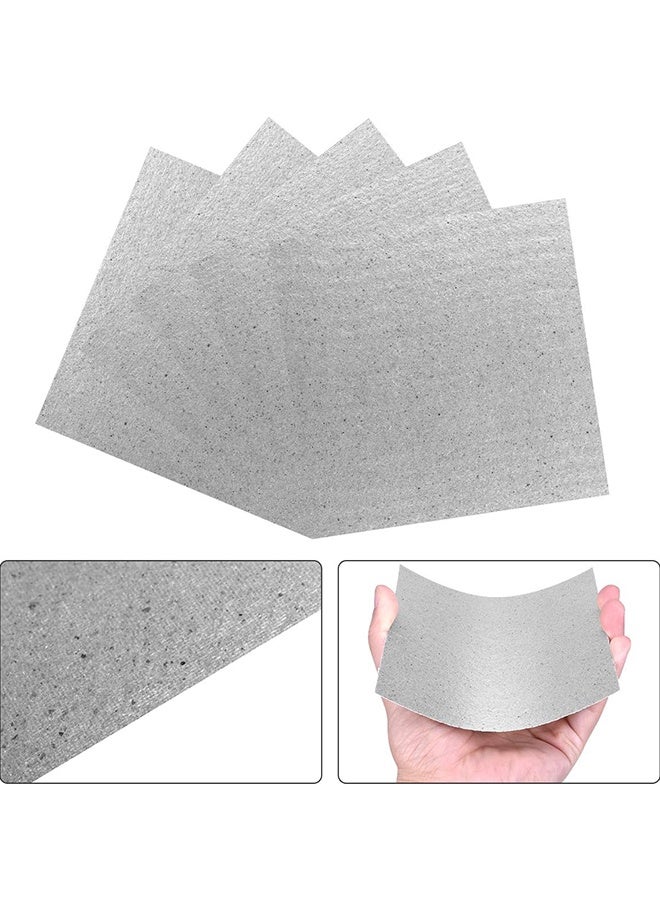 Wffo 8-Pack Microwave Oven Parts Mica Slice - Universal Waveguide Cover Sheets for Efficient Heat Insulation ,for Home Kitchen Restaurant Office Thick Heat Insulation Accessories, Cut to Size, 13*13cm - Image 3