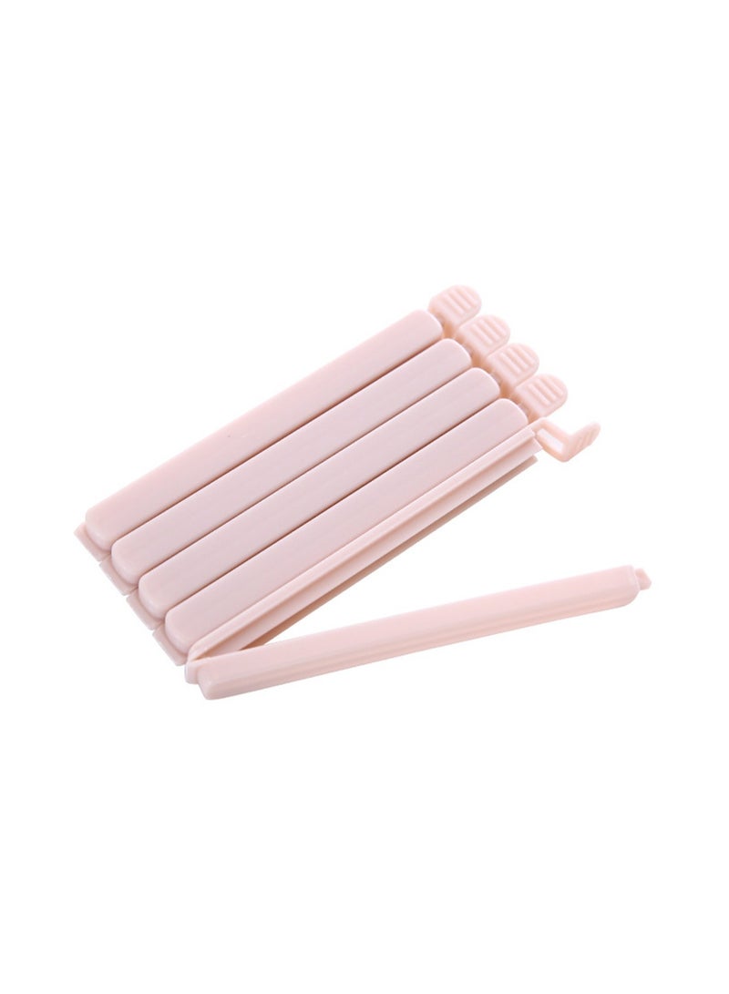 [Small Light Pink] 5-Pack Sealing Clips, Creative Snack Bag Clips, Sealing Clips, Seasoning Clips, Food Moisture-Proof And Fresh-Keeping Clips - Image 1