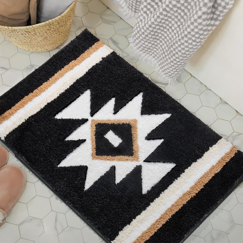 AAZEEM Mat Rugs Non-Slip Abstract Bath Rugs Cute Mat Washable for Tube | - Image 3