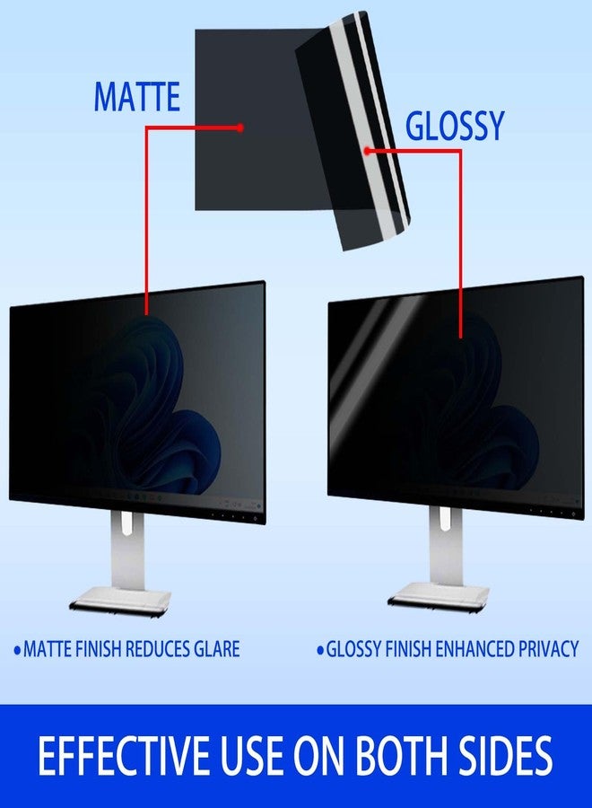 Ceydebne 27 Inch Privacy Screen for Monitor with 16:9 Widescreen Monitor [2 Pack], Anti [Blue Light Screen Protector - Anti-Glare - Anti-Scratch Protector Film for Data confidentiality Privacy Shield - Image 4