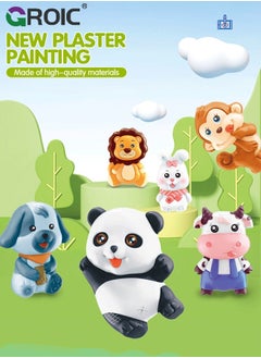 GROIC Crafts and Arts Set, DIY Animal Painting Kit Plaster Craft for Child, STEAM Creative Activity Toys, Art Diy Refrigerator Sticker, Complete Kids  - Image 5