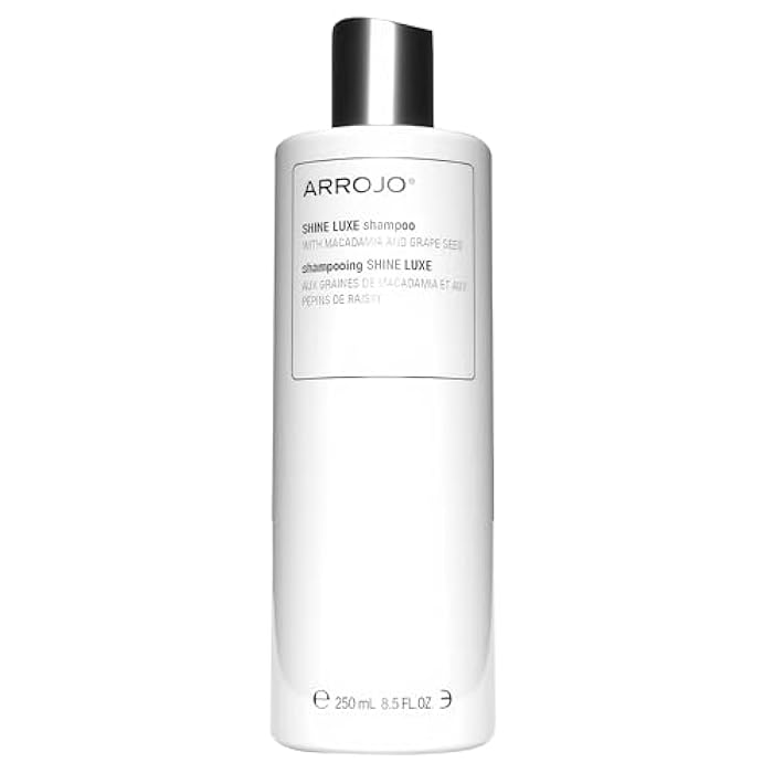 Arrojo Shine Luxe Cleansing Shampoo – Cruelty-Free, Paraben-Free Sulfate-Free Hair Wash with Macadamia & Grape Seed – Gentle Clarifying Shampoo for Women & Men - Image 1