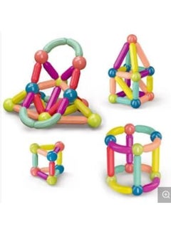 Generic STEM Stacking Magnetic Toys Magnet Educational Toys for Kids Boys and Girls (25 PCS)  - Image 2