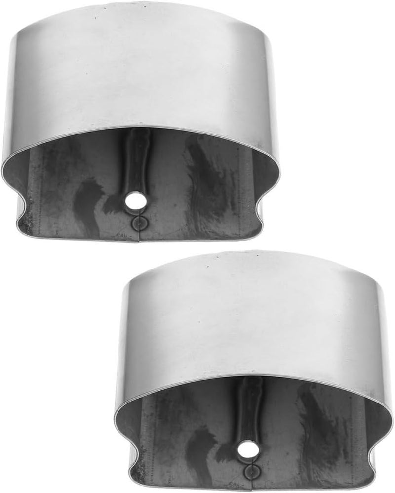 Luxshiny Handrail End Caps for Staircase High-Polymer PVC Handrail End Covers Tight-Sealing for Indoor and Outdoor Ladder Railings 2pcs Set - Image 1