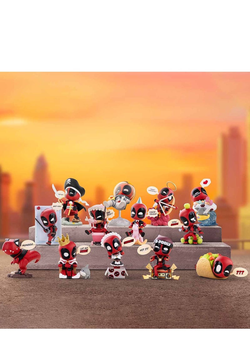 POP MART  Marvel Deadpool Series Figures Blind Box Figures Collectible Toys Home Decorations Holiday Birthday Gifts for Girls and Boys  Single Box - Image 5