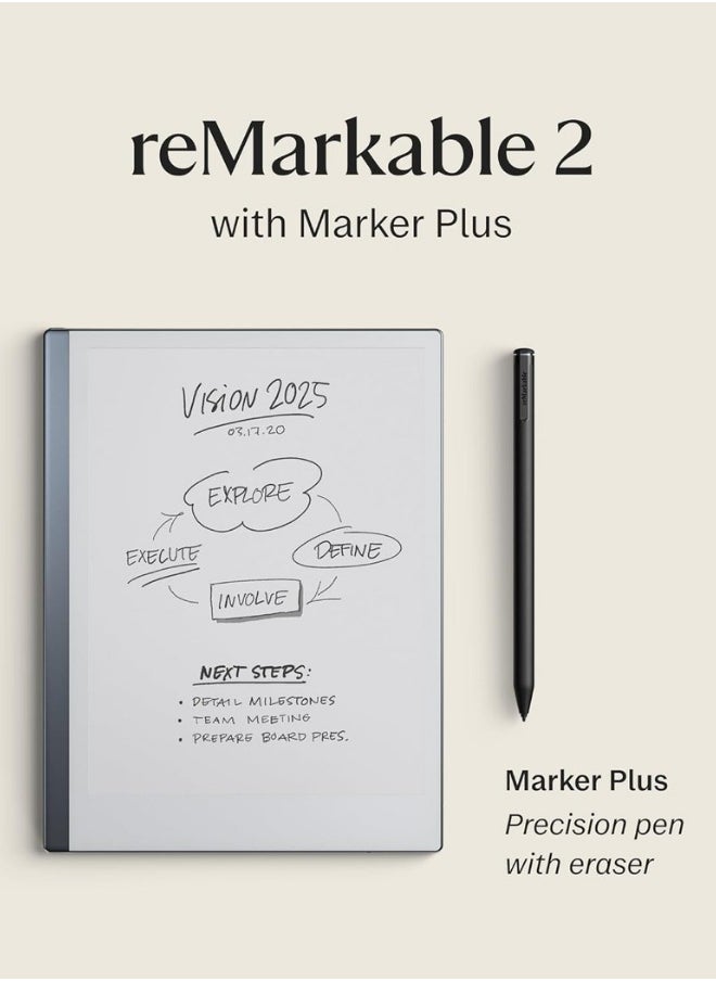 Remarkable - ReMarkable (Original Pack of 2) 1 Electronic Paper Tablet + 1 Marker Plus + USB-A Cable - Image 1