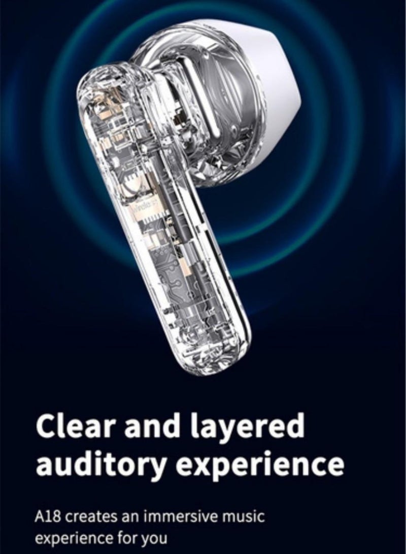 ksluxirt New TWS Wireless Headset Earbuds - Unrivalled true wireless freedom ergonomics for ultimate comfort and HIFI sound with Dolby Bass, ACC Stereo HD Calling and - Ideal for Android for iPhone, ideal for sports and music lovers!  - Image 4