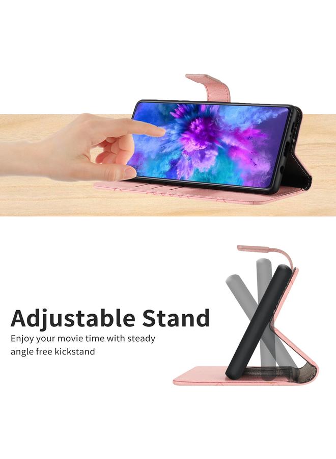 S-TOP Case For OPPO A80 EU / A3 Pro Global Rhombic Grid Texture Leather Phone Case - Image 4