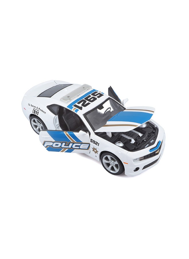 Maisto 1:24 Special Edition 2010 Chevrolet Camaro SS RS Police White Officially Licensed Scaled Replicas of Collectible Diecast Metal Models with Exquisite Interior and Exterior Detailing for All Age.  - Image 5
