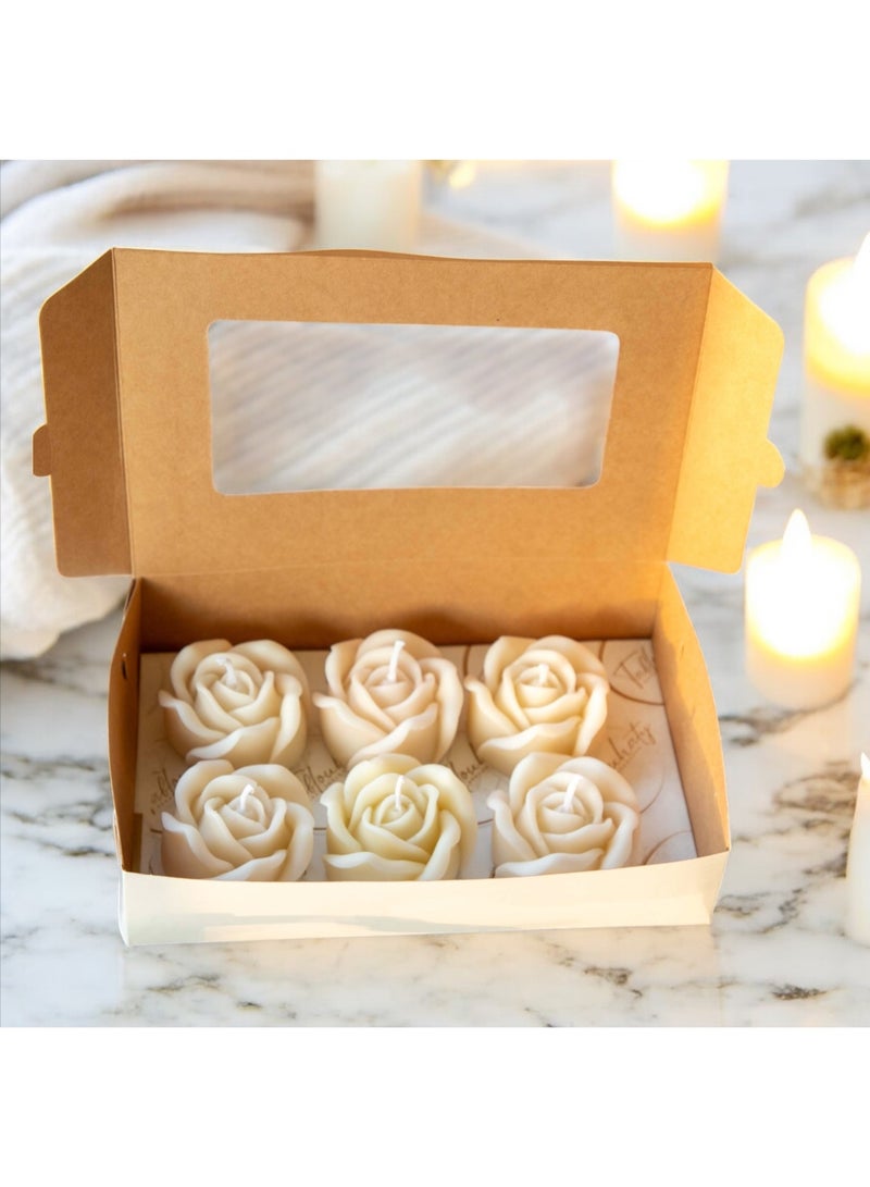 ُTablouhaty rose set candles - Image 1