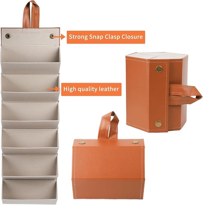 BOLDSTUFF Premium Sunglass Organizer - Travel Case for Multiple Pairs, Portable Sunglasses Case with Slots - Image 3