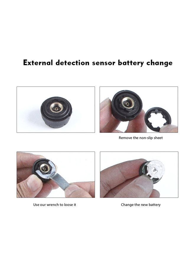 إسكدنيا جهاز TPMS اللاسلكي لمراقبة ضغط إطارات السيارة، مزود بجهاز استشعار خارجي - Image 3