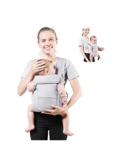 erorex Baby Carrier Newborn to Toddler up to 20KG, Cozy Baby Wrap Carrier, Easily Adjustable Toddler Carrier, Lightweight Baby Holder Carrier, baby sling carrier, All Positions baby chest carrier(Grey)  - Image 1