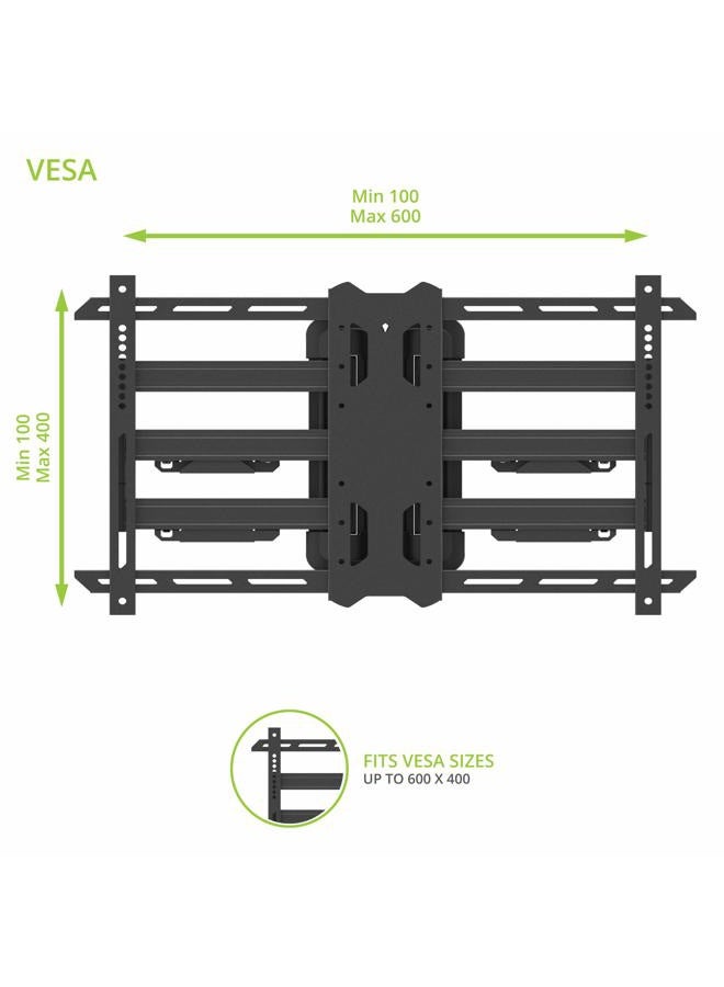 Kanto PDC650 Full Motion Corner TV Mount for 37-inch to 70-inch TVs - Image 4