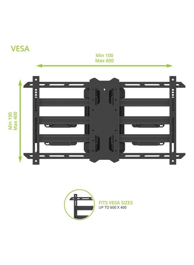 Kanto PDC650 Full Motion Corner TV Mount for 37-inch to 70-inch TVs - Image 3