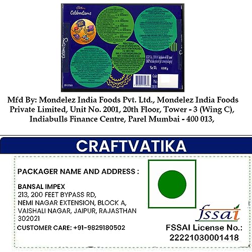 CraftVatika Set of 4 Rakhi Rakhi for brother Bhaiya with chocolate Gifts Combo Set, Cadbury Rakshabandhan Bhai Bhabhi Hamper Greeting Card, Set of 4 Rakhi,Rakhi For Brother With Chocolate Combo,Rakhi Gift Hamper - Image 5