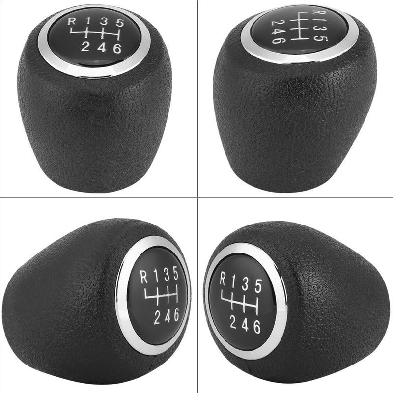 plplaaoo Gear Shift Knob, Gear Shifter Knob Manual Shift Knobs5/6 Speed Shift Knob Plastic Manual Car Gear Shift Shifter Knob Stick Head Handle Lever for Cruze 2008-2012 (6 Speed) - Image 5