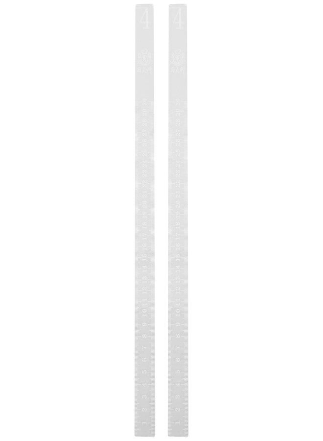 PRETYZOOM 2-Pack Rolling Pin Guide Sticks 15.75 Inch Dough Thickness Measuring Rulers for Even Cookie and Pastry Layers Baking Tools - Image 1