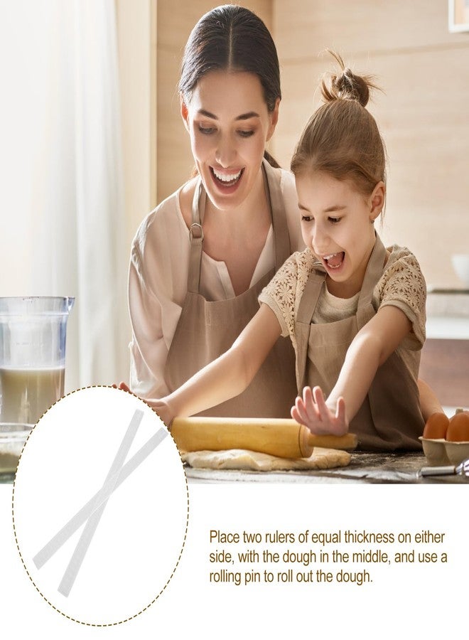 PRETYZOOM 2-Pack Rolling Pin Guide Sticks 15.75 Inch Dough Thickness Measuring Rulers for Even Cookie and Pastry Layers Baking Tools - Image 2