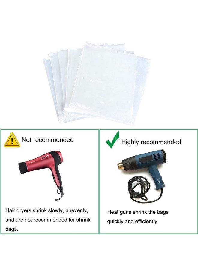 LazyMe أكياس انكماش سيلوفان سلة عيد الميلاد الشفافة، 24X30 بوصة، أكياس انكماش كبيرة، شفافة، 20 قطعة - Image 3