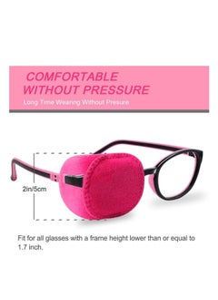 SYOSI 4 Pack Eye Patches for Kids Girls Boys, Right Left Eye Patch for Glasses, Lazy Eye Patch for Children Treating Lazy Eye Amblyopia Strabismus and After Surgery Full Coverage Pink  - Image 5