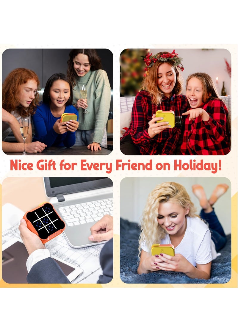 XICEN - Tic Tac Toe Games, 3 in 1 Electronic Handheld Puzzle Game Console, Portable Board Games for Kids and Adults, Educational Toy, Improve Memory and Concentration - Image 1