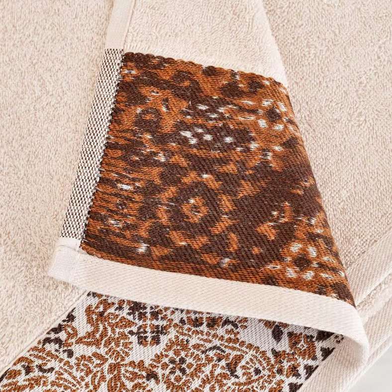 Pan Home Magnolia Ethena Hand Towel - Brown - Image 2
