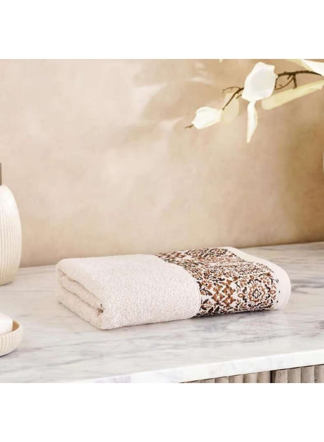 Pan Home Magnolia Ethena Hand Towel - Brown - Image 1